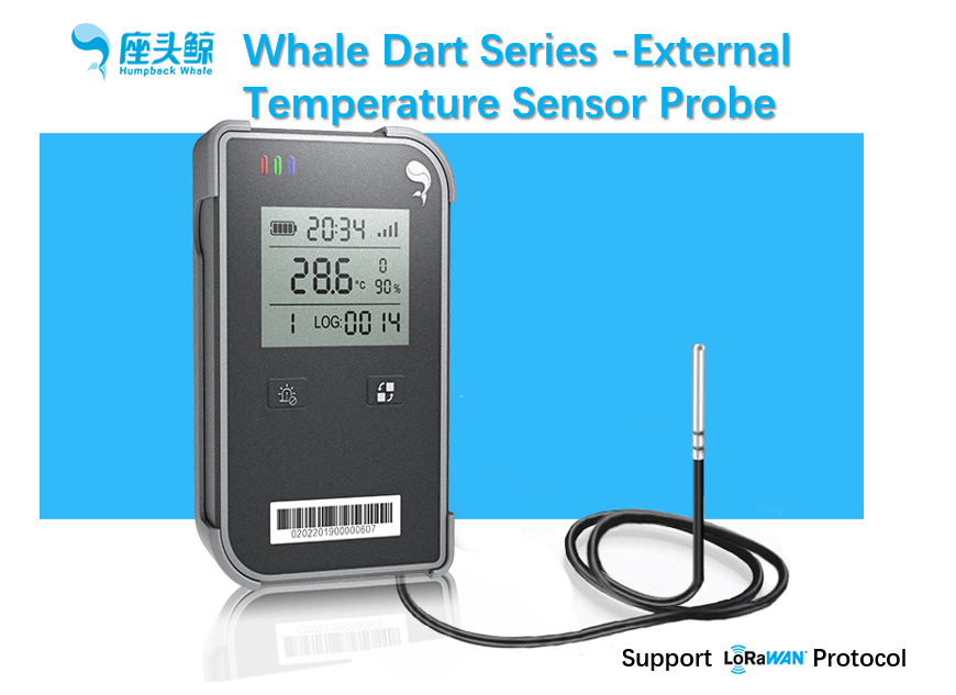 External Temperature Probe, Visual External Temperature Data Acquisition Whale Guard Series Sensors
